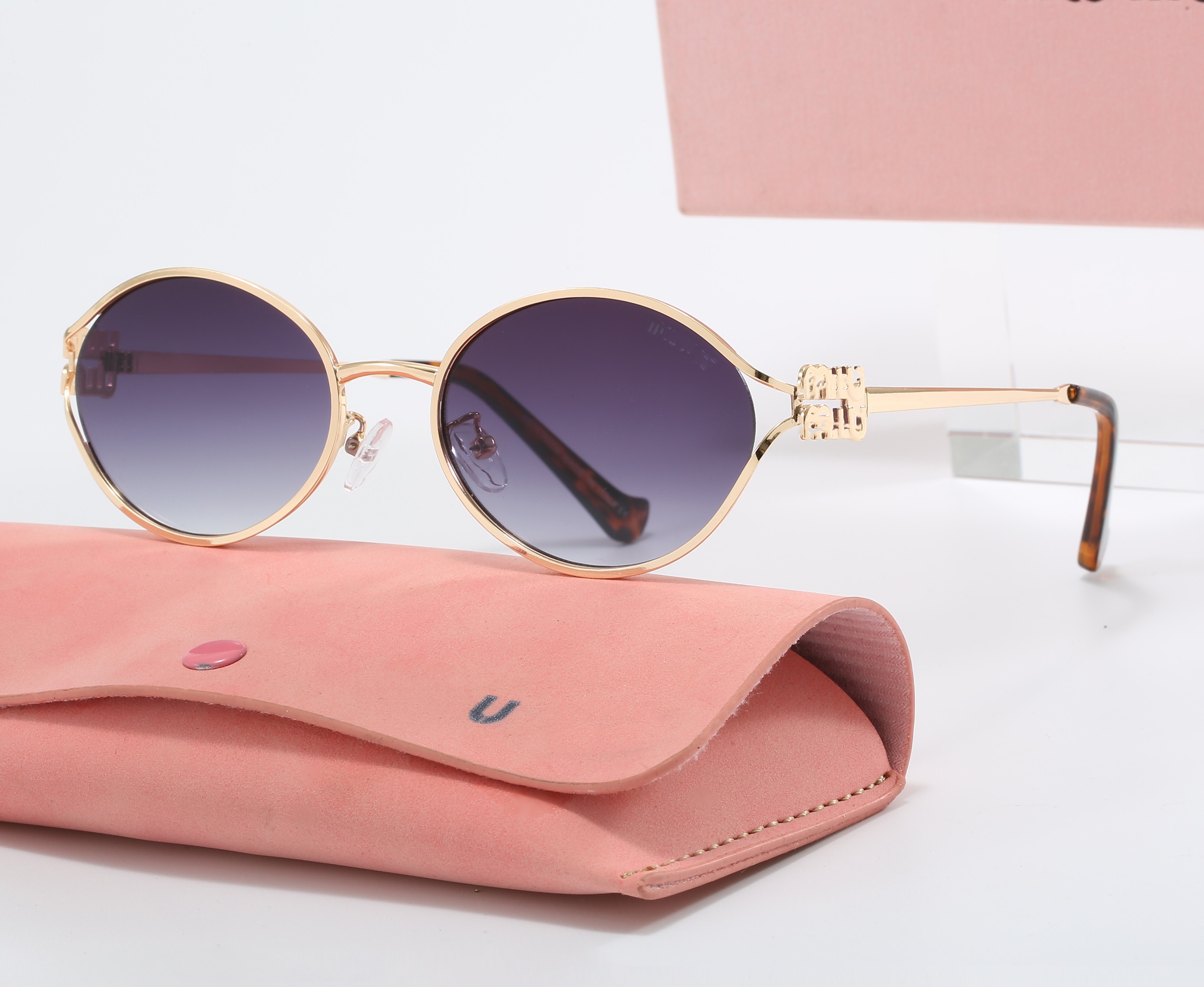 sunglasses brand miuity Designer sunglasses luxurys sunglasses glasses womens squared eyeglasses 5 colors shades travel driving fashion sunglass with box