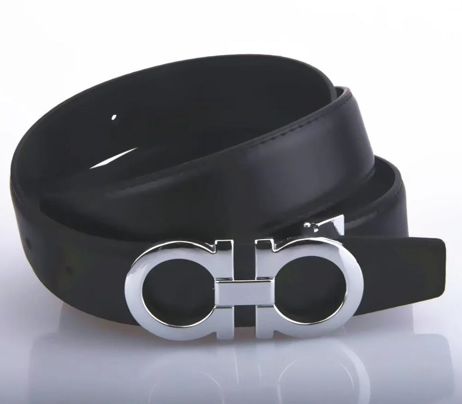 Smooth leather Belt Luxury belts Designer for men women big buckle 3.3cm width male chastity top fashion mens wholesale