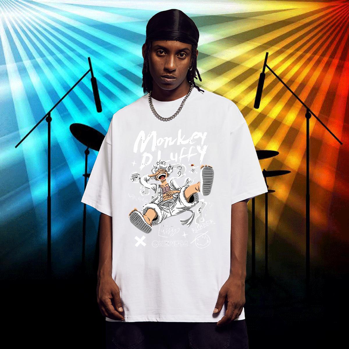 2024 DIY T-Shirts Custom Anime Casual Beach Men Tees Cotton O Neck Short Sleeves Wholesale