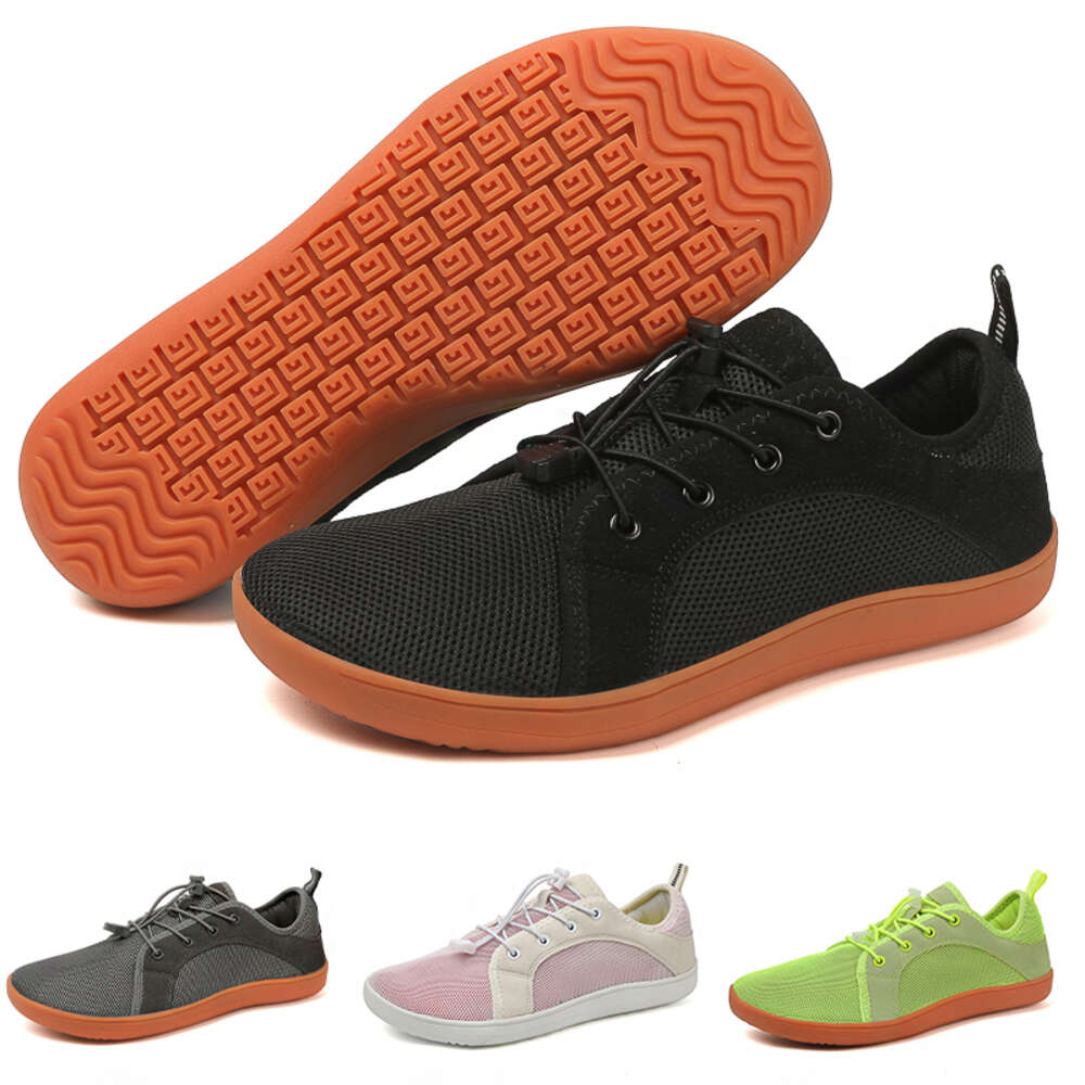 Mesh Unisex Breathable Men Barefoot Wide Toed Shoes Brand Flats Soft Zero Drop Sole Wider Toe Sneakes Large Size Ddmysaturn