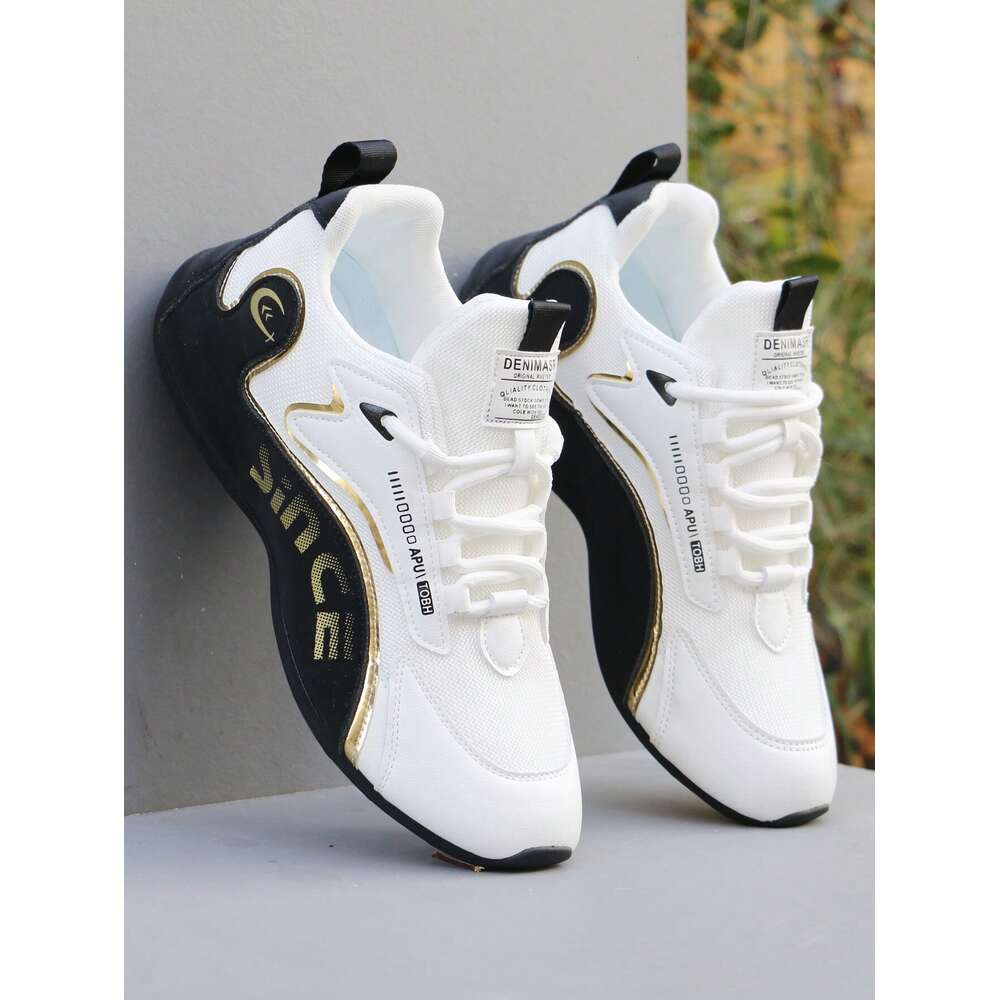 Breathable Men S Mesh Casual Sports Shoes Comfortable Anti Slip Lace Up Shock Absorbing Sneakers Perfect For Outdoor Activities Ddmysaturn