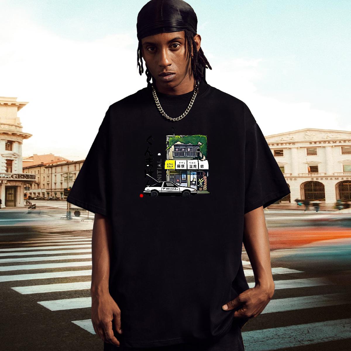 2024 Man T Shirts Custom Anime Men Tshirts Anime Printing Street 180g Cotton 5A Tops Shirt