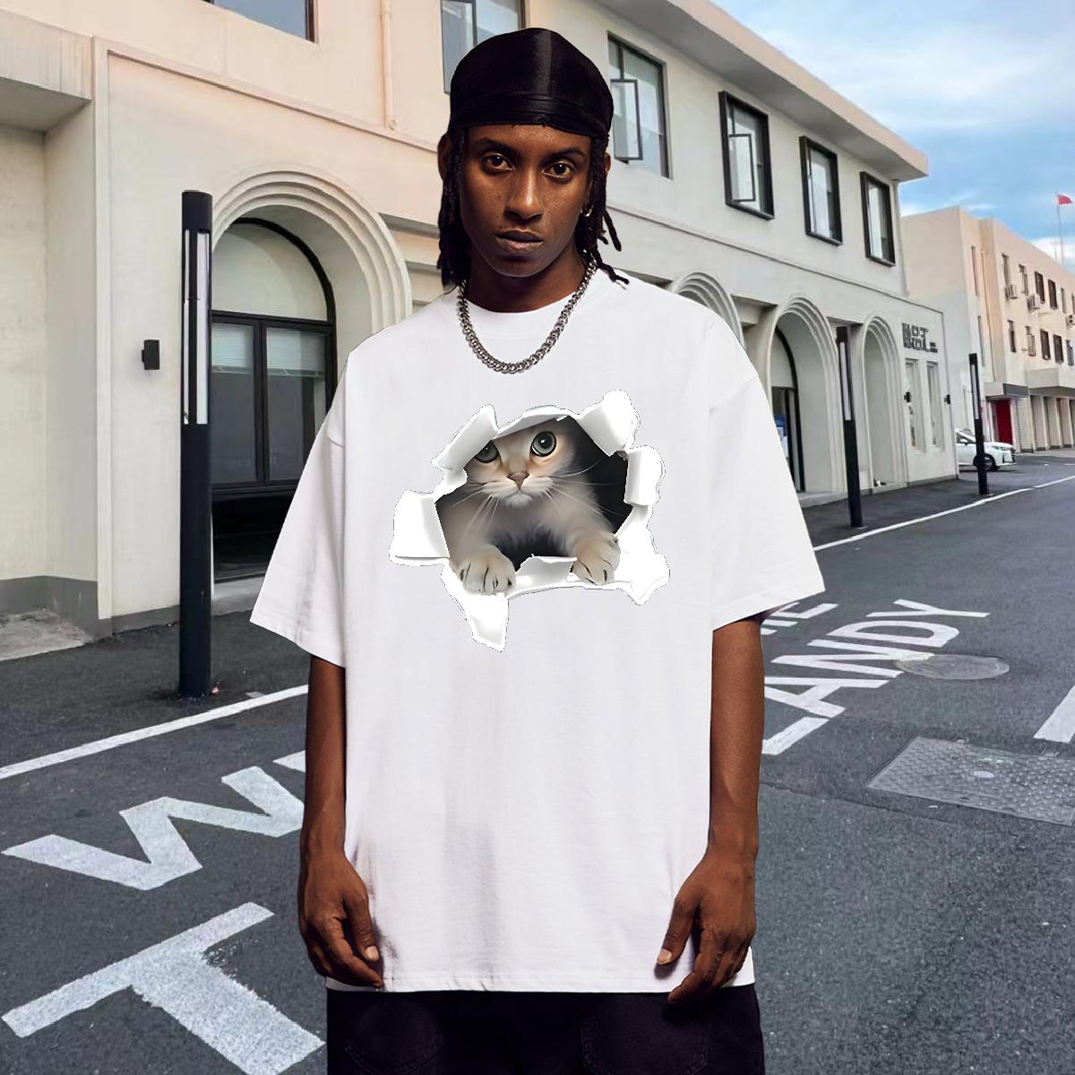 2024 Designer Man T Shirts Custom Printing Summer Casual Men Tshirts 180g Cotton Brand