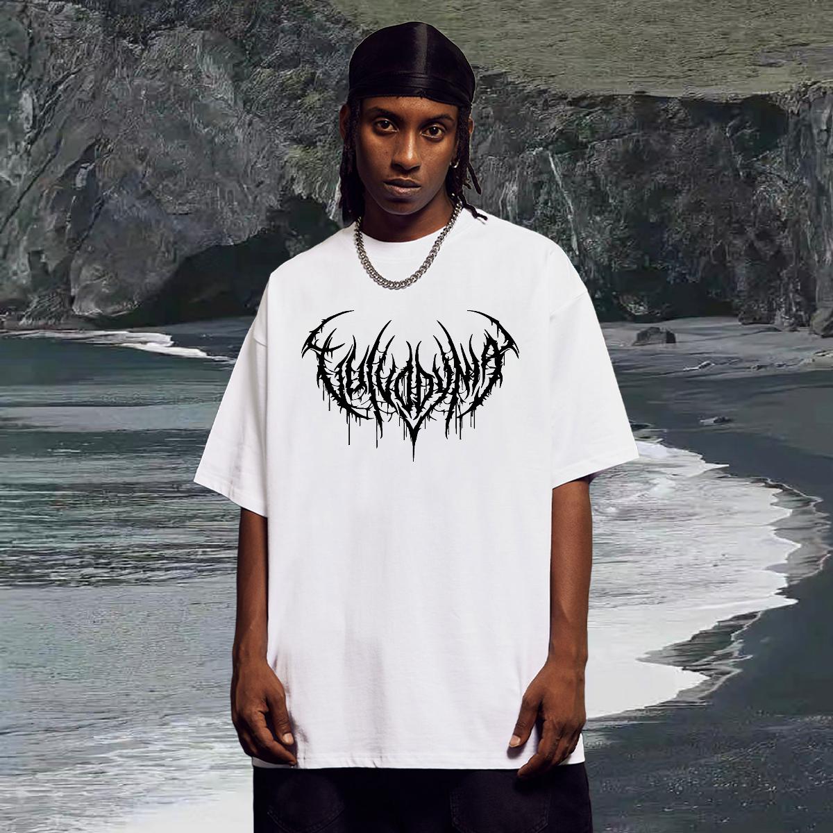 Loose Fit T shirt Home Outdoor 180g Cotton Mens Tshirts DIY Skull Top Tees