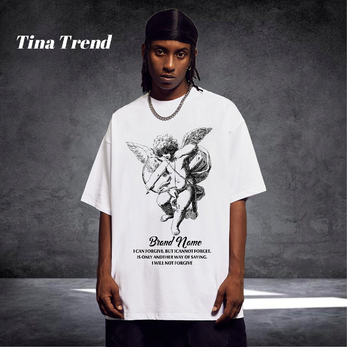 Cool Design Couples T Shirts Breathable Short Sleeve Hip Hop Mens T Shirts Custom Printed Designer Top Tees