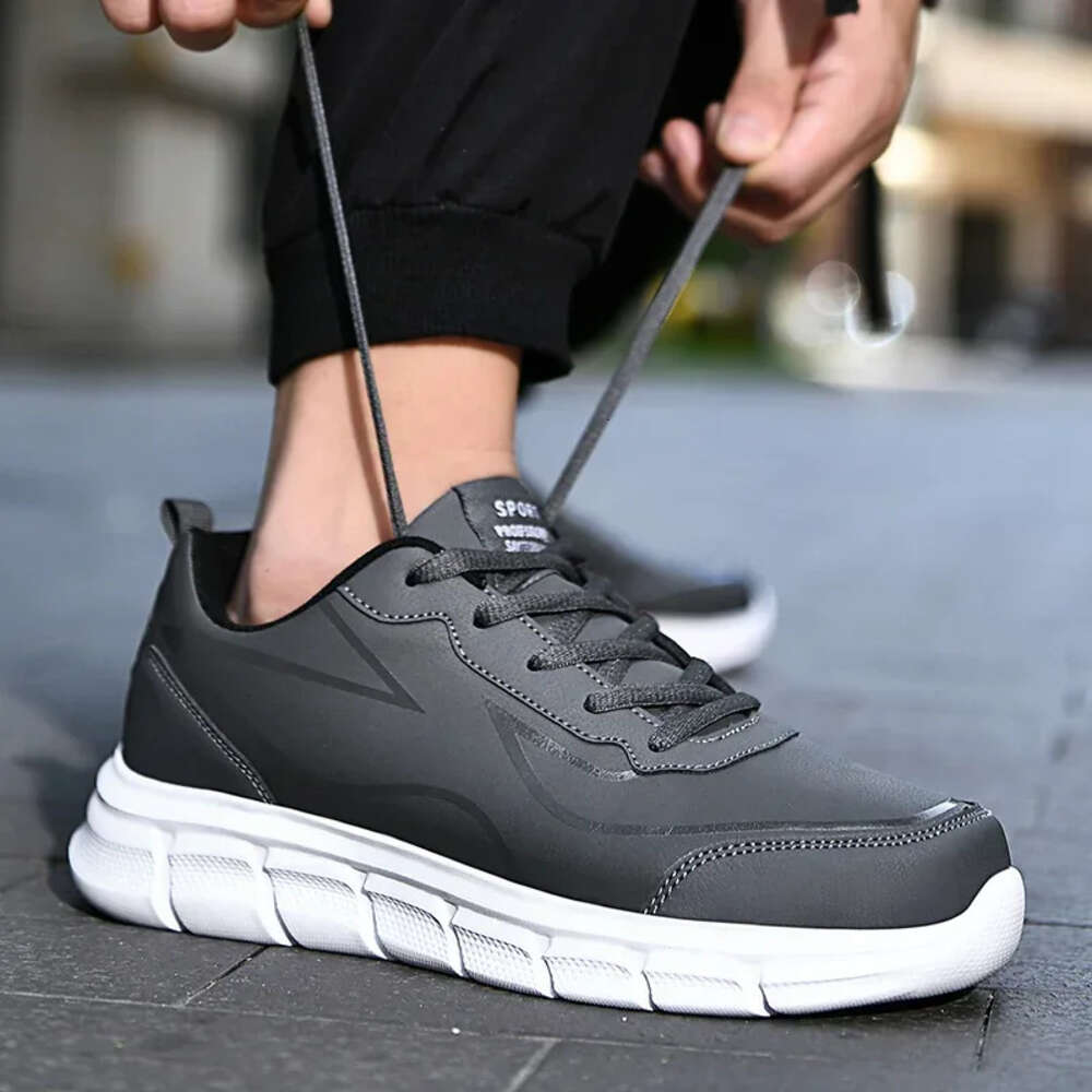 Walking Sneakers 2024 New Casual Pu Waterproof Lightweight Men Running Shoes Size 48 Footwear Zapatillas Hombre