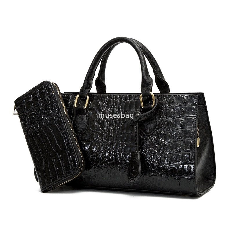 High quality women's PU fashionable retro shoulder bag practical classic versatile mother and child bag large capacity multifunctional tote bag