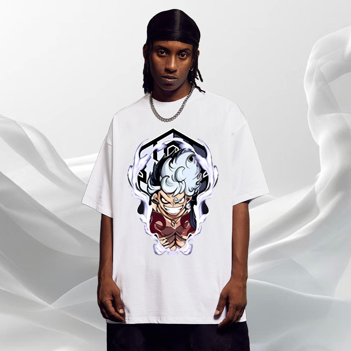 Popular Tshirts Crew Neck Cotton Breathable Anime Printing Street T Shirts Men Customized Fashion New Tees