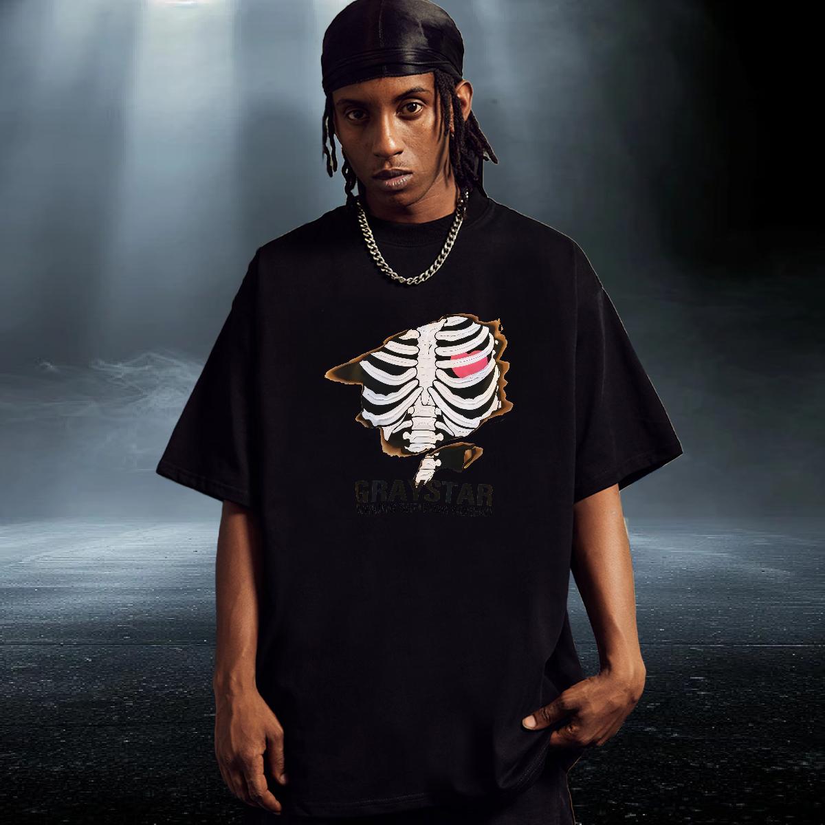 Wholesale Men T Shirts Floral Print Beach Tshirts Crew Neck Cotton Breathable Soft