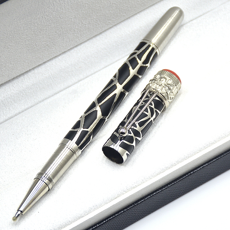 Special Edition Heritage Collection 1912 Spider Rollerball Pen Ballpoint Pen Unique Metal Reliefs Office Writing Ink Fountain Pens