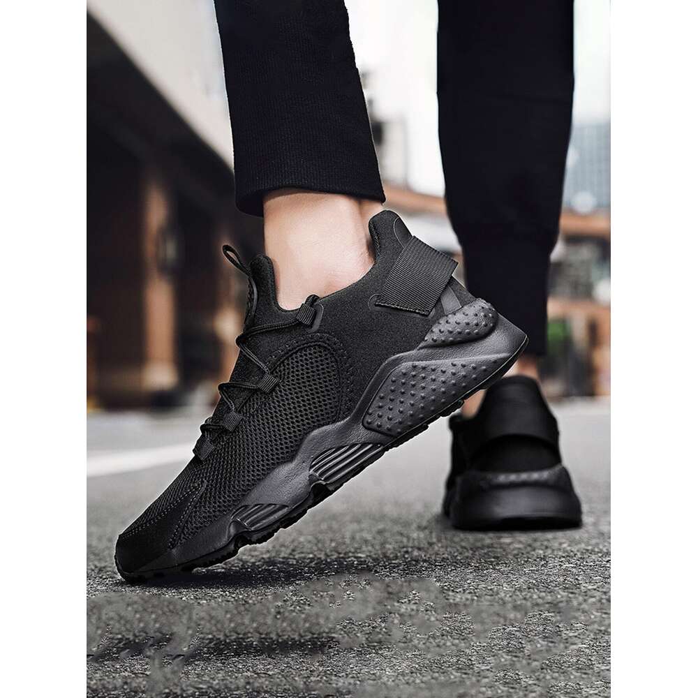 Letter Men S Patch Decor Lace Up Front Running Shoes Outdoor Sneakers Ddmysaturn
