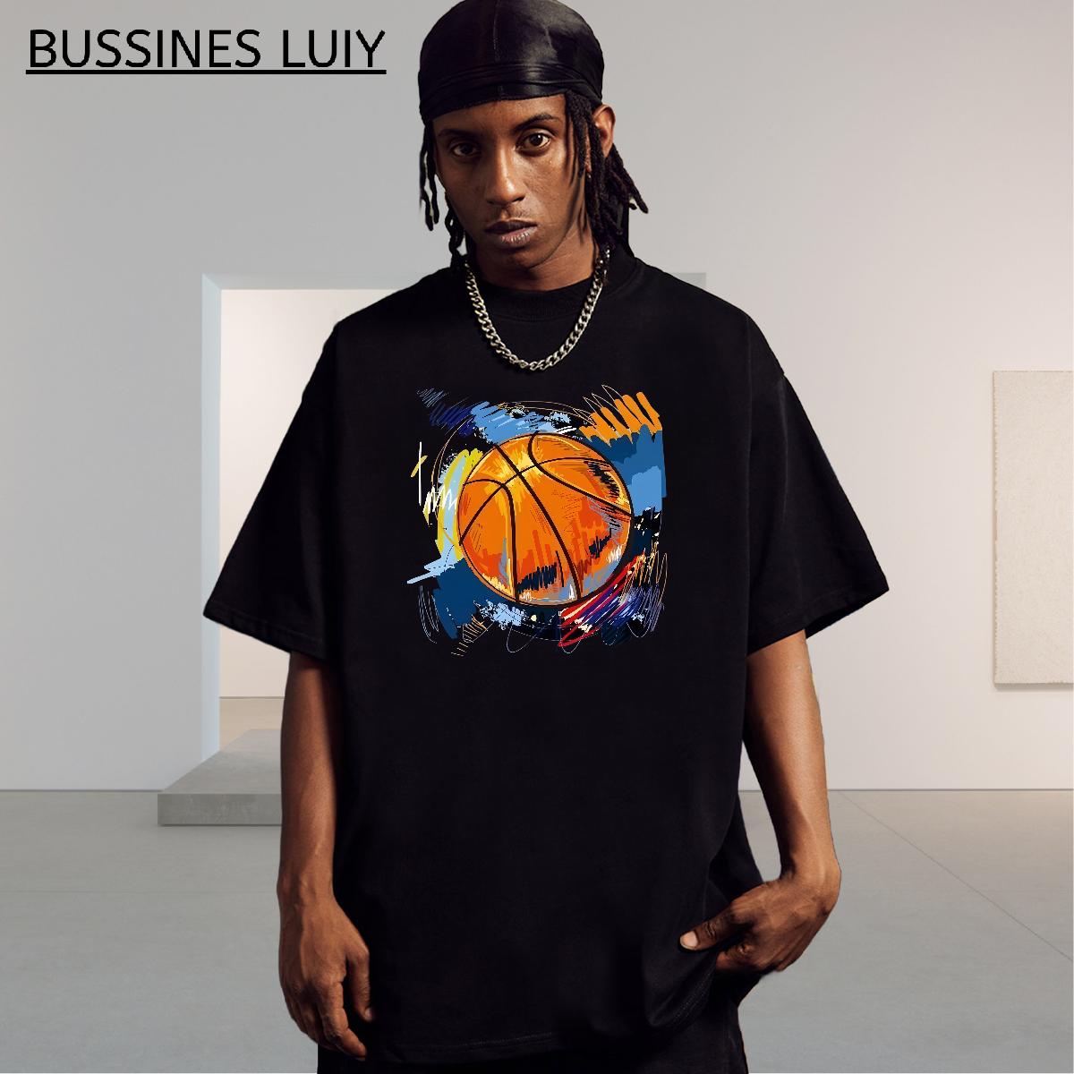 Classic Casual Men T Shirts Anime Print Men Tops Tees Spring Summer Breathable Short Sleeve 5A Clothings