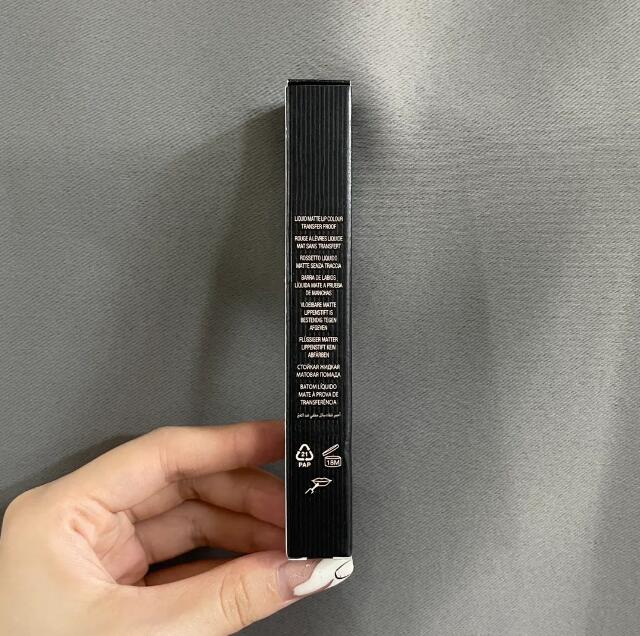 Brand Liquid Matte Gloss 25 208 505 521 Colour 6.5Ml Transfer Proof Lipcolour Lipstick Makeup Moisturizing Lip Cosmetic Not Fade Waterproof