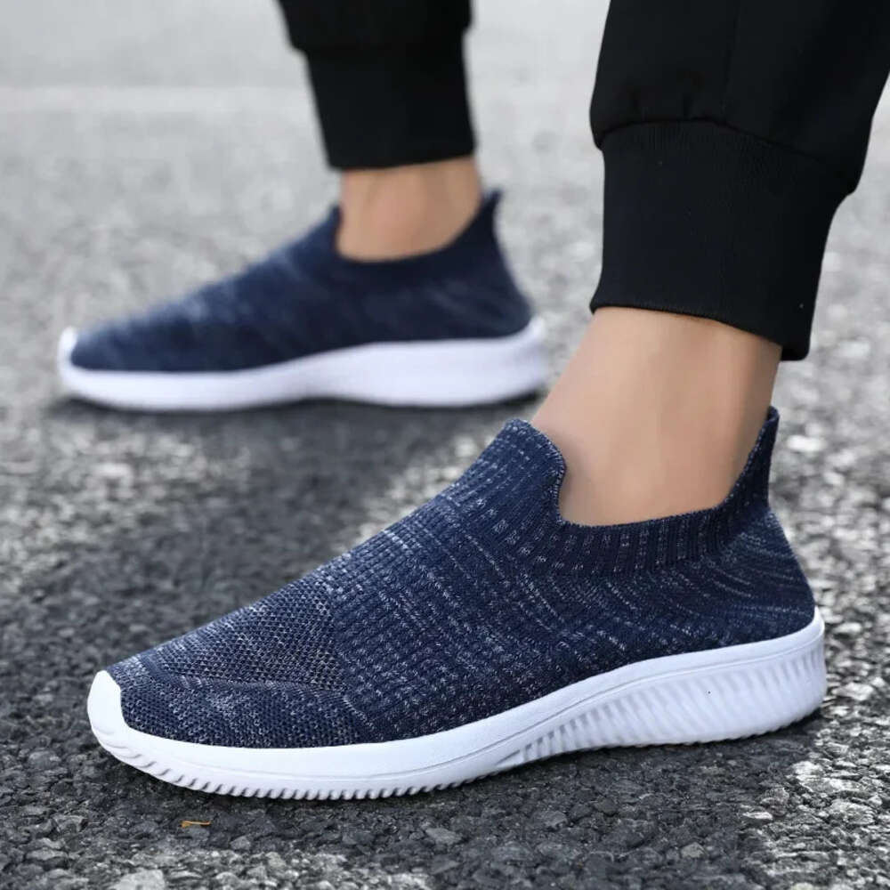 Men Walking Mesh S Sock Comfort Casual Sneakers Lightweight Comfy Breathable Pull On Daily Shoes Ddmysaturn