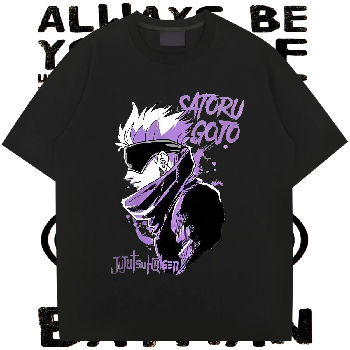 2024 DIY Man T Shirts Breathable Crew Neck Cotton Daily Wear Tshirt for Man Woman Anime Print Cool Tee Shirt