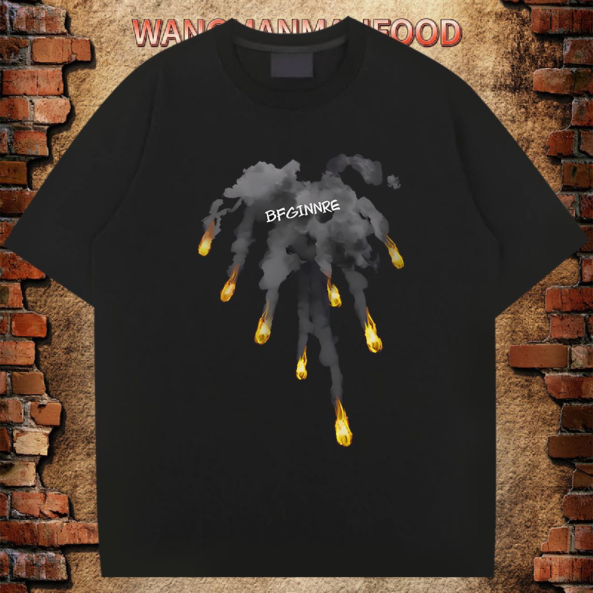 Popular T-Shirts Daily Outfit Cotton Breathable Soft Mens Tshirts Fashion New DIY Printed Tee Shirt