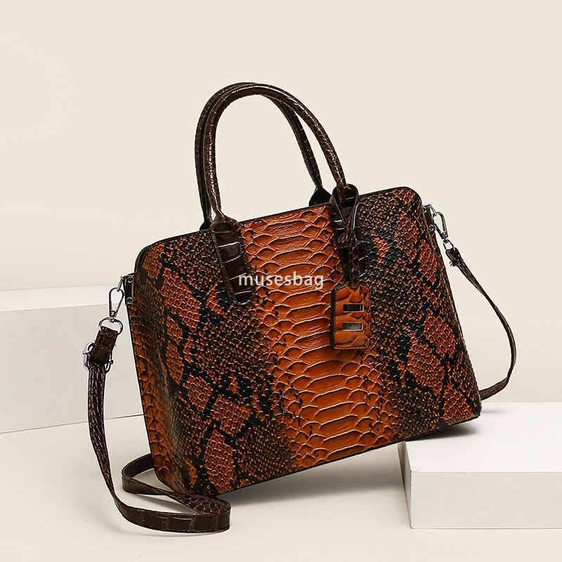 Fashion women's shoulder bag handbag PU leather three piece set, retro business, large capacity zippered crossbody bag in multiple colors, for us