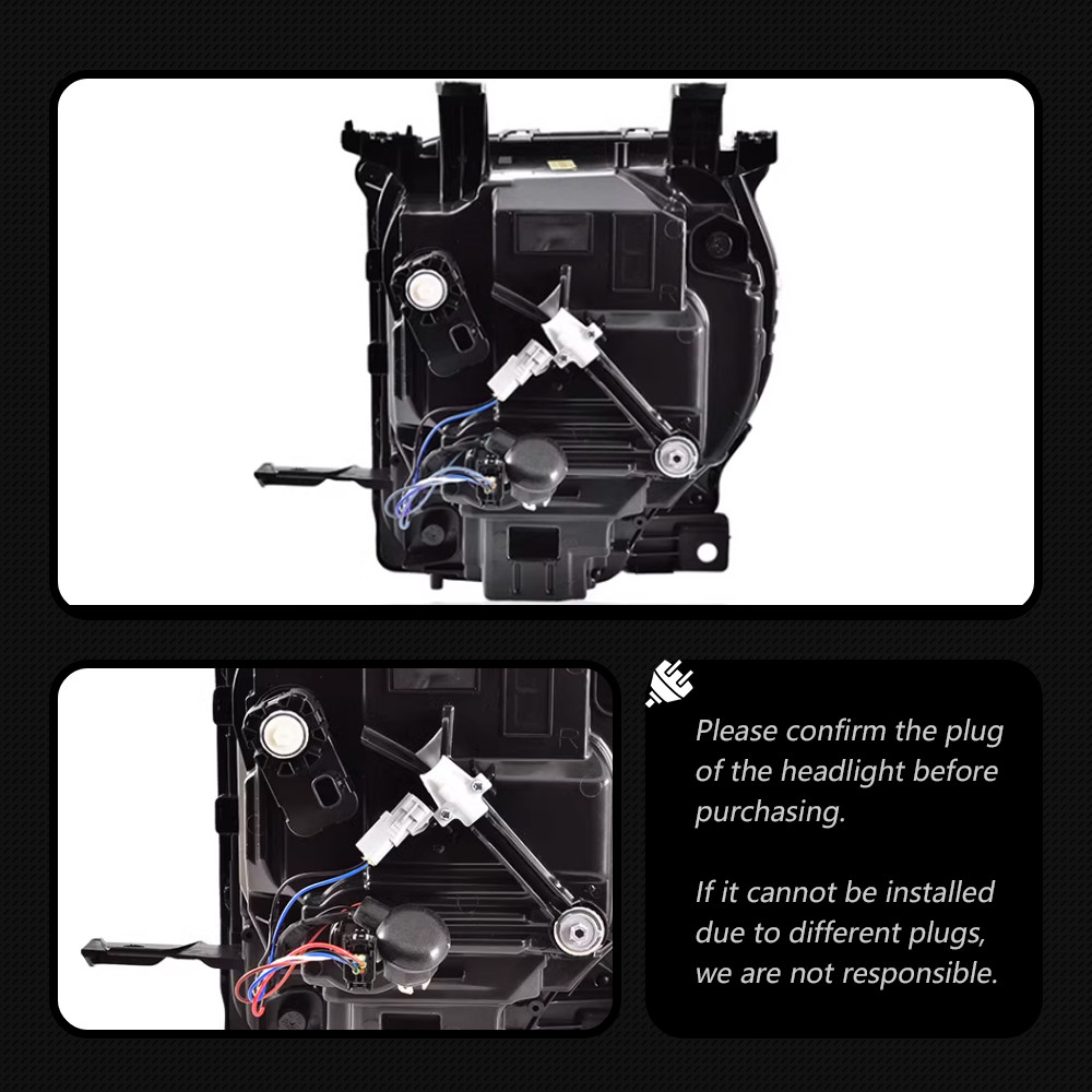 For Toyota Land Cruiser LC76 2024 LC79 High Configure LED Head Lamp DRL Dynamic Signal Front light Assembly