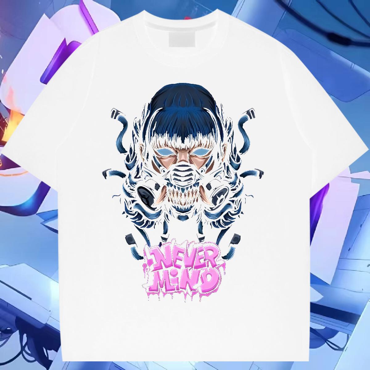 Loose T Shirt For Man Casual Cotton Breathable Short Sleeve Tshirts 2024 New Customized Print Tops Tees