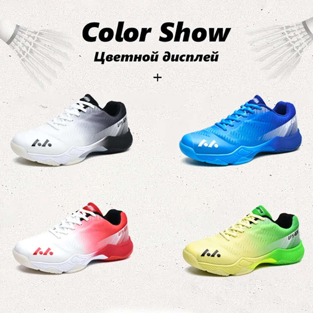 2024New Original LEFUS Men Women Badminton Size 36-46 Vantage Cushioning Table Tennis Sneakers Breathable Sport Shoes