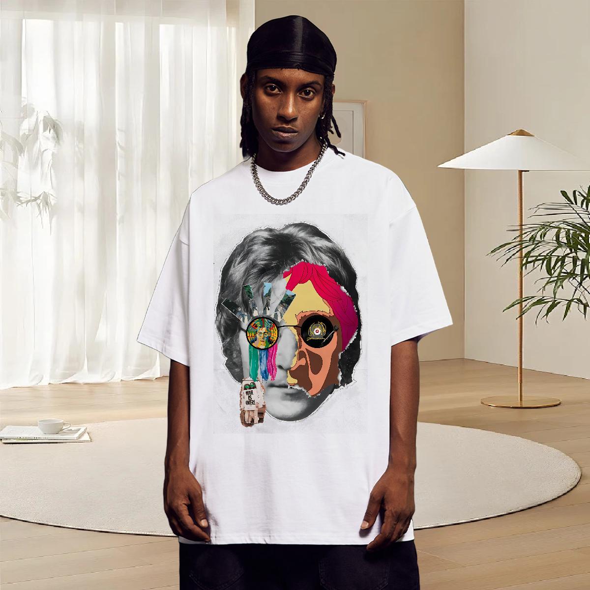 2024 Summer T Shirts Men Asian Size Couples T Shirts Street Breathable Crew Neck Cool Design Tees Shirts