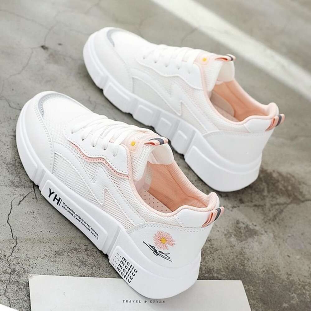 Woman Vulcanized shoes Fashion Women PU Leather Ladies Breathable Cute Flats White Sneakers Casual Shoes tu98 56796