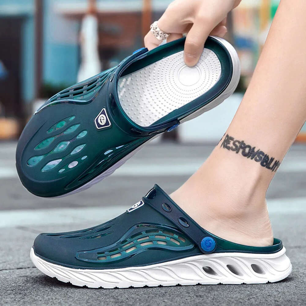 Beach Summer Water Outdoor Slippers Indoor High Soft Bottom Aqua Shoes Trend Slides Men S Garden Clogs Sandals Ddmysaturn
