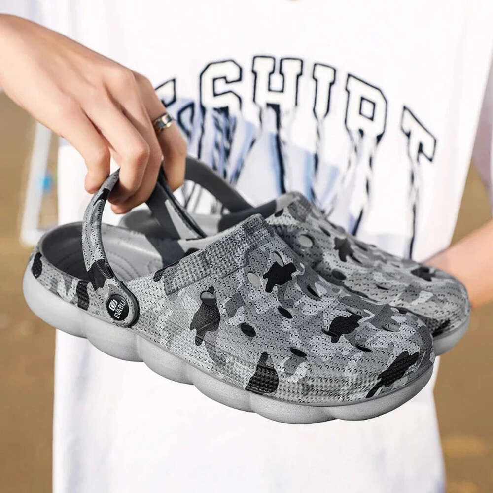 Slippers Outdoor Summer Cholas Beach Aqua Men Slip On Flipflops Garden Clogs Sandals Casual Water Shoes Ddmysaturn