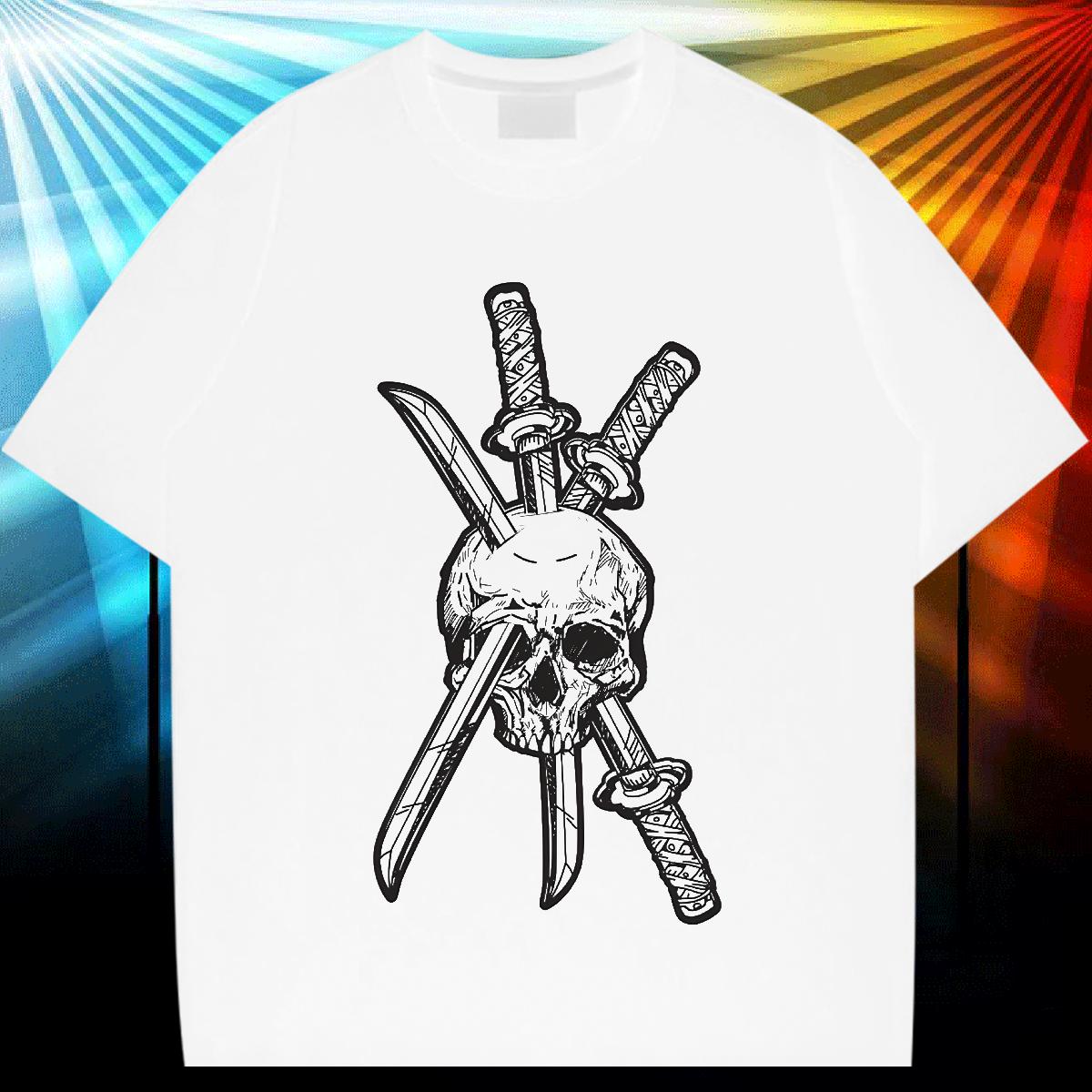 Unisex T Shirt For Man Street Casual Crew Neck Cotton Tshirts Wholesale White Plus Size Tees