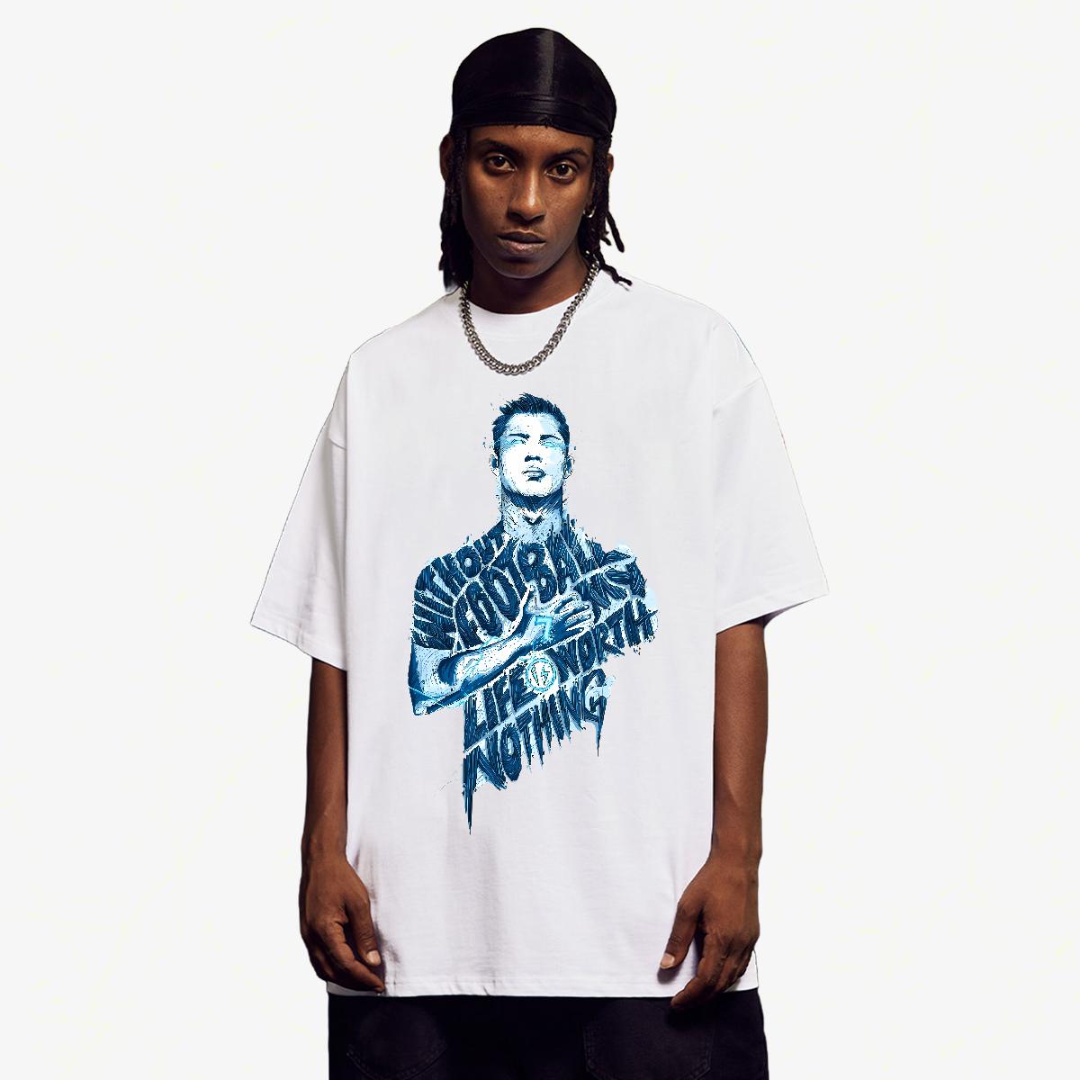 2024 T shirt Customized Casual Men Tees Crew Neck Cotton Breathable Loose Fit