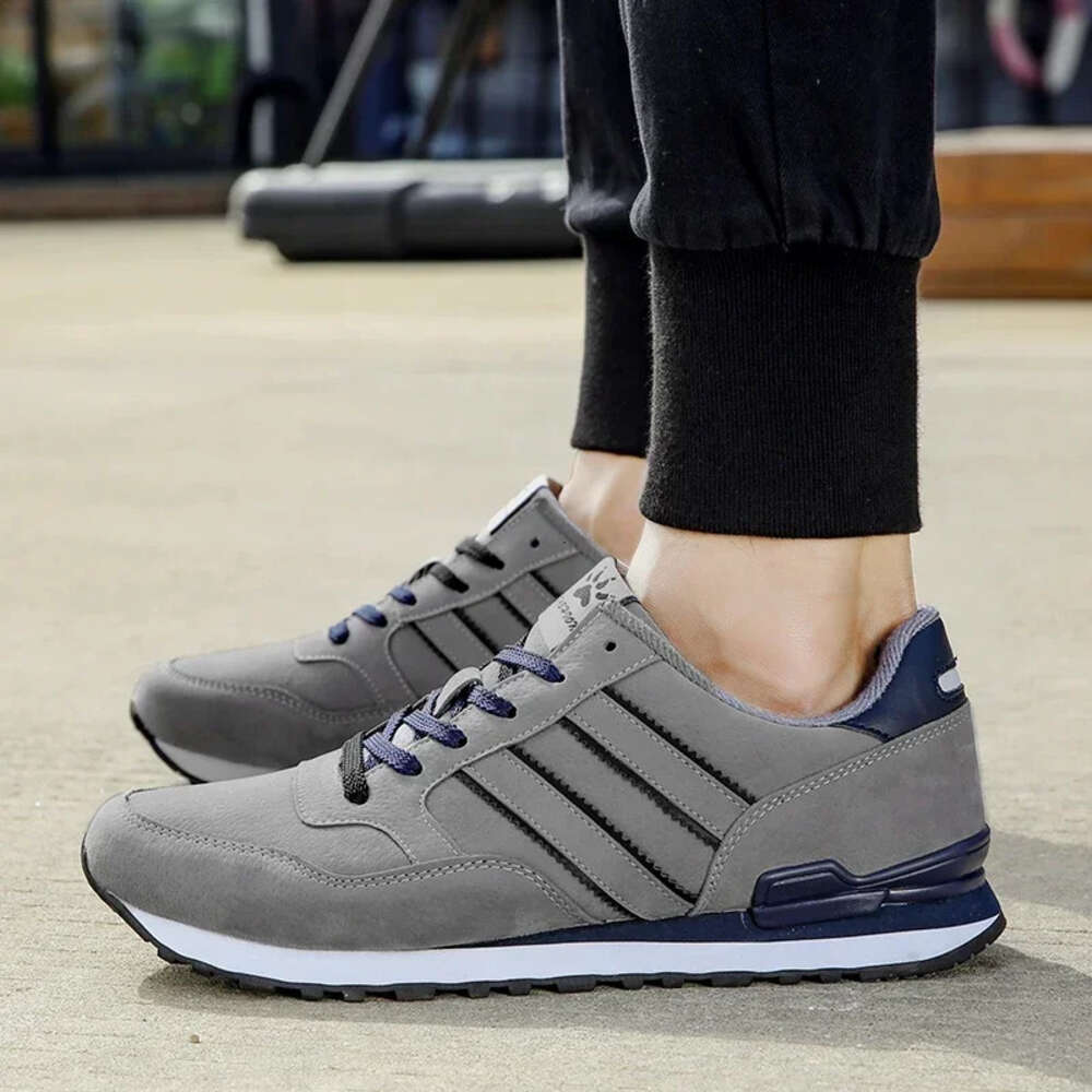 Suede Walking Lightweight Leather Outdoor Casual Sneakers Men Comfortable Sport Running Breathable Jogging Shoes Ddmysaturn