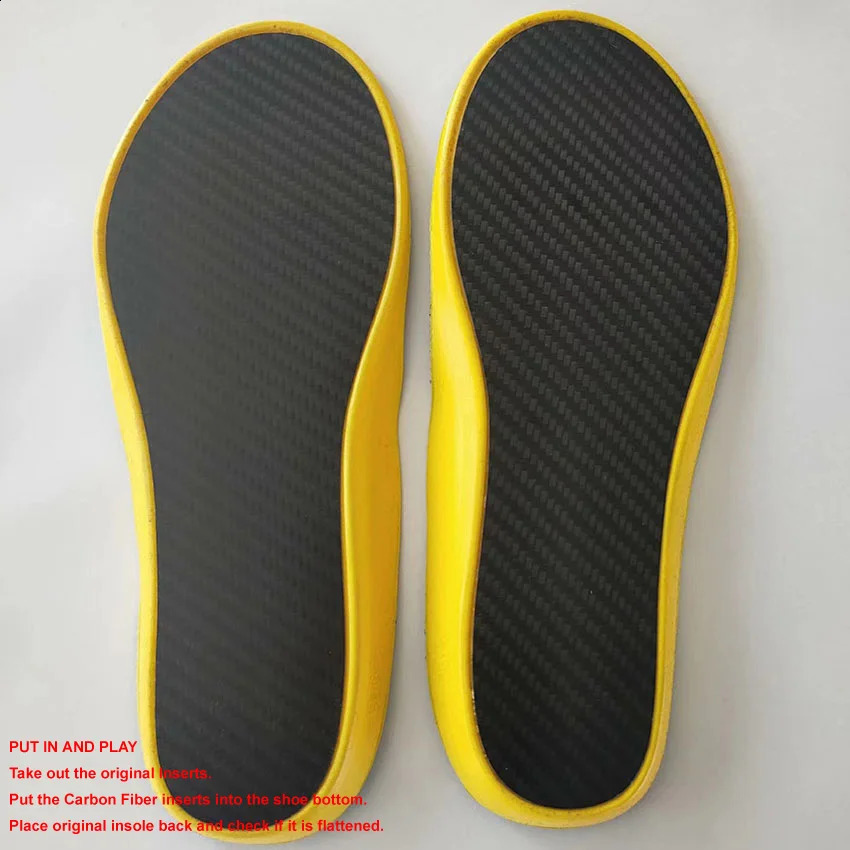 0.8mm Men Carbon Fiber Insole Women Hiking Sports Insole Male Shoe-pad Female Ortic Shoe Sneaker Insoles 250305