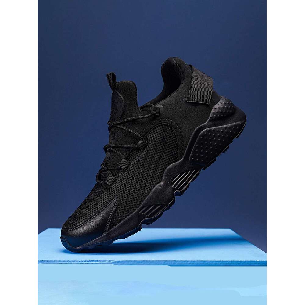 Letter Men S Patch Decor Lace Up Front Running Shoes Outdoor Sneakers Ddmysaturn
