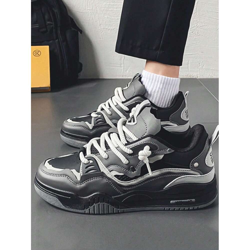 Ddmyoutdoor Men S Breathable Stylish Chunky Sneakers Casual Sports Shoes For Teenagers