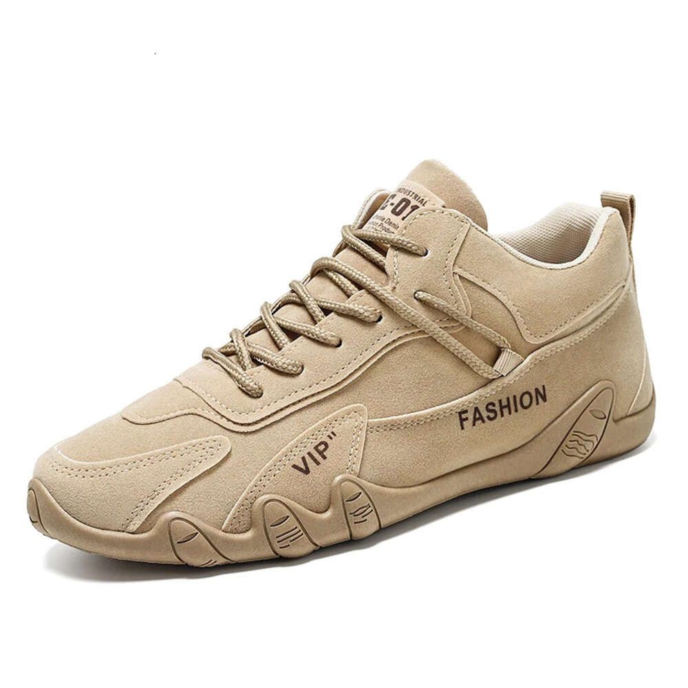 For Men Ankle Spring Man Casual Sneakers Non Slip Khaki Work Mens Shoe Short Boots Loafers Lace Up Zapatillas Hombre Ddmysaturn