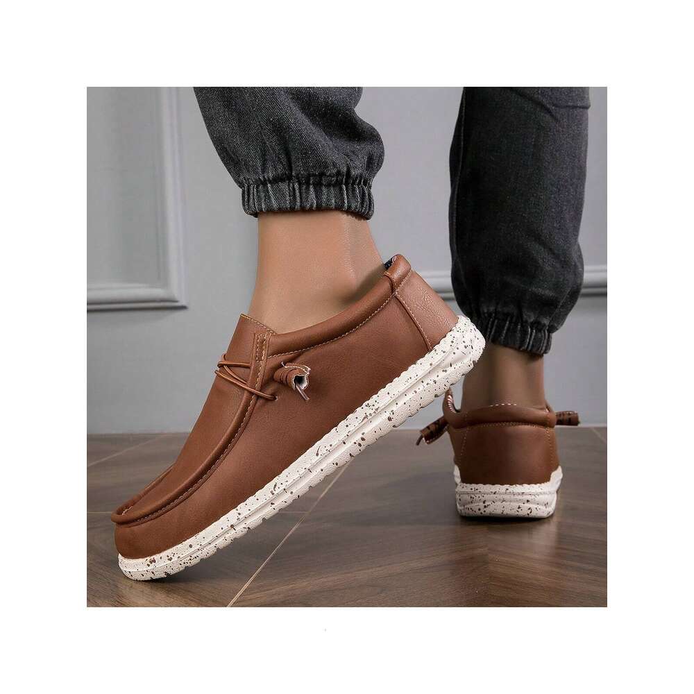 Casual Men S Lightweight Fashionable Solid Color Spring Autumn Comfortable Slip Resistant Breathable Loafers Ddmysaturn