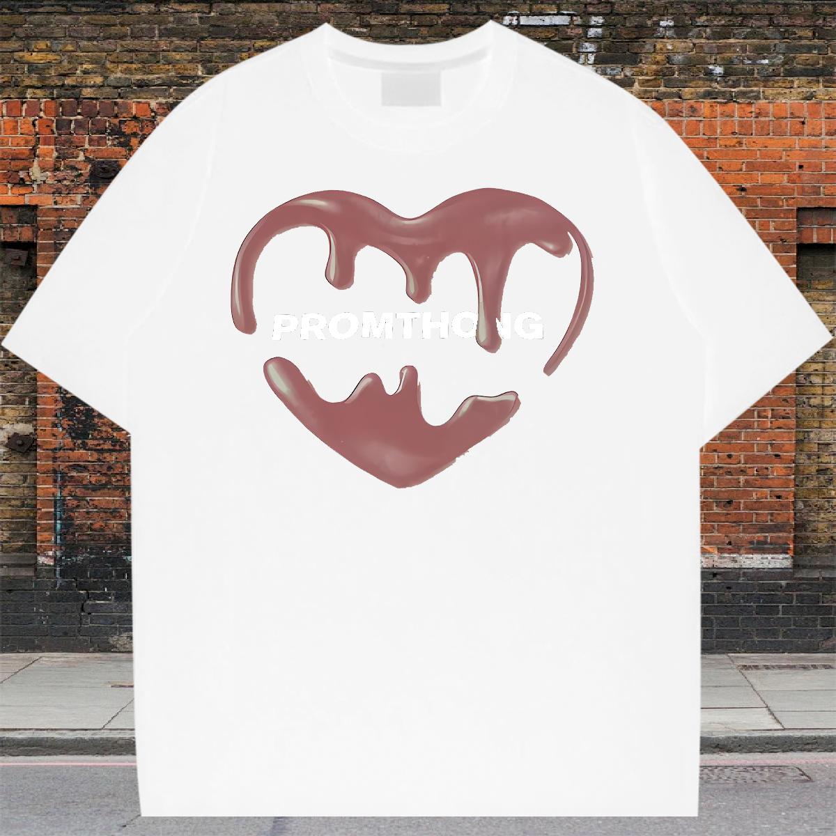 Soft Man T Shirts High Street Hip Hop Crew Neck Cotton Tshirts 2024 DIY Printed Polos