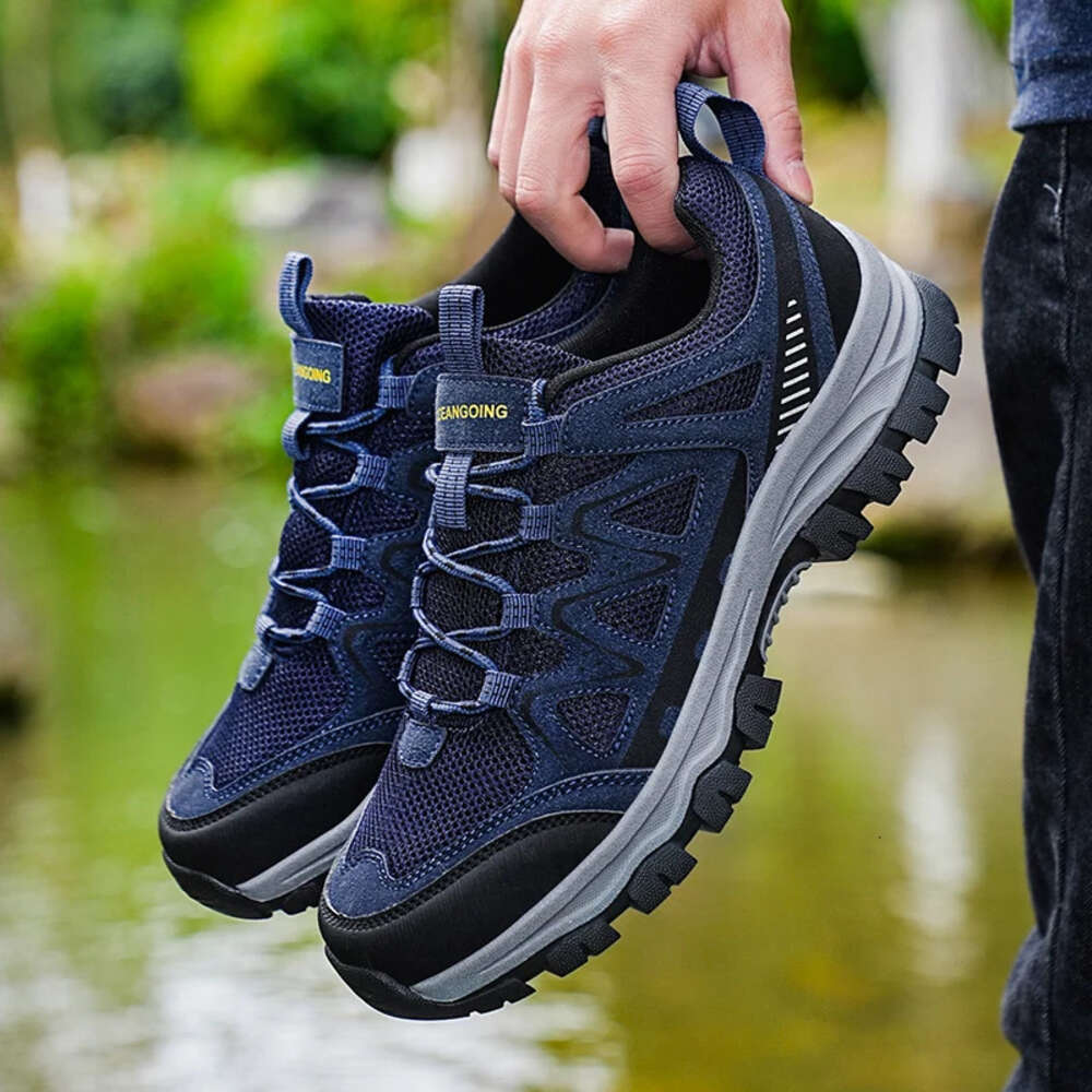 Men S Breathable Hiking Sports Shoes Wading Fashion Climbing Trekking Sneakers For Outdoor Work Boots Ddmysaturn