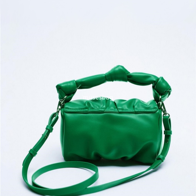New High Quality Cloud Bag Mini High Grade Shoulder Bag Fashionable Dumpling Shape Crossbody Bag Knot Folded Handbag