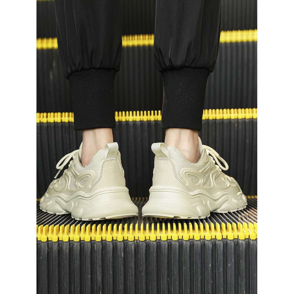 Pre Men S Tied Minimalist Style Breathable Mesh Sneakers Outdoor Sports And Daily Wear With Thick Soles Ddmysaturn