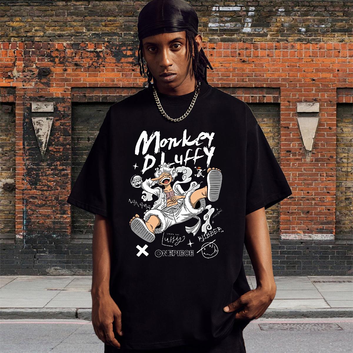 Classic Casual T shirt Custom Print Oversized High Street Hip Hop Tshirt for Man Woman O-Neck Short Sleeve Cotton Soft
