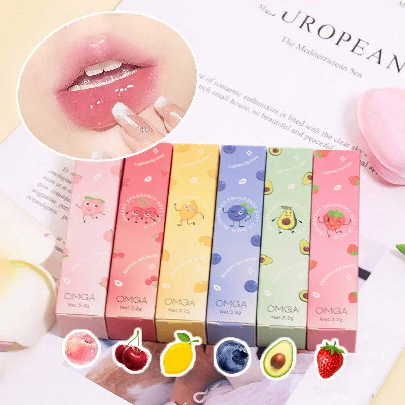 Fruity Color Changing Lip Balm Natural Temperature Change Coloured Lipstick Long Lasting Moisturizing Makeup Cosmetics for Women