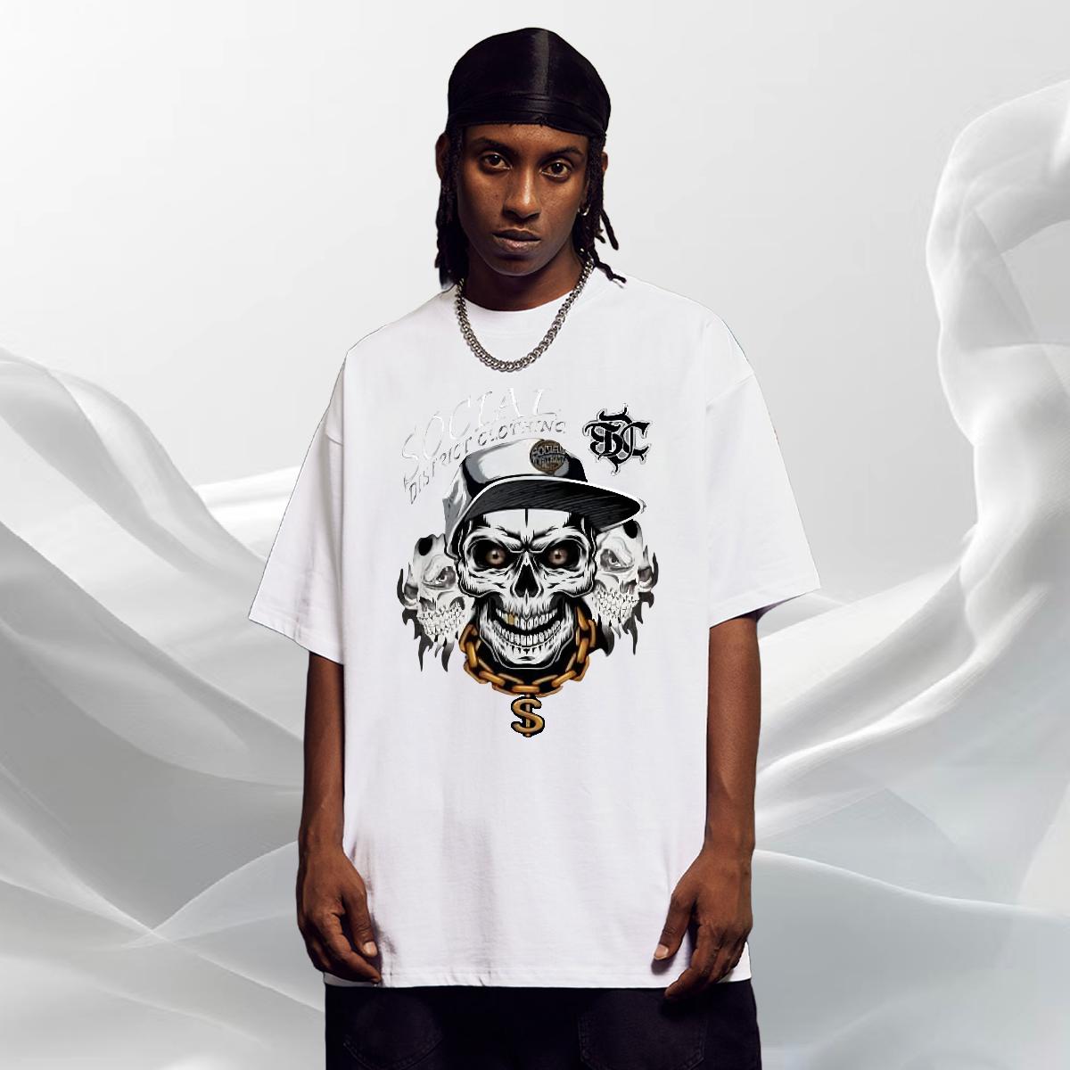 Customized T-Shirts DIY Anime Casual Mens Tshirts 180g Cotton Classic