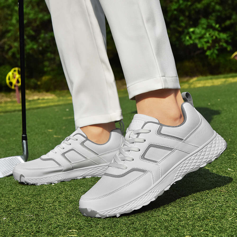 Waterproof Women Breathable Golf Sneakers Men Spikeless Sports Shoes Walking outdoor sport Golfing Footwear 2023