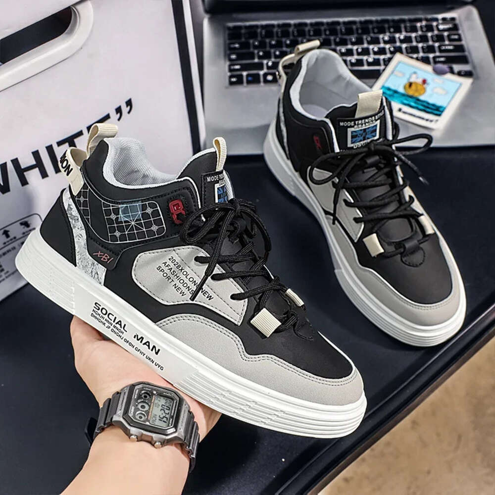 Sneakers New Casual Four Seasons Sulfide Men S Walking Sports Flat Soles Versatile Shoes Ddmysaturn