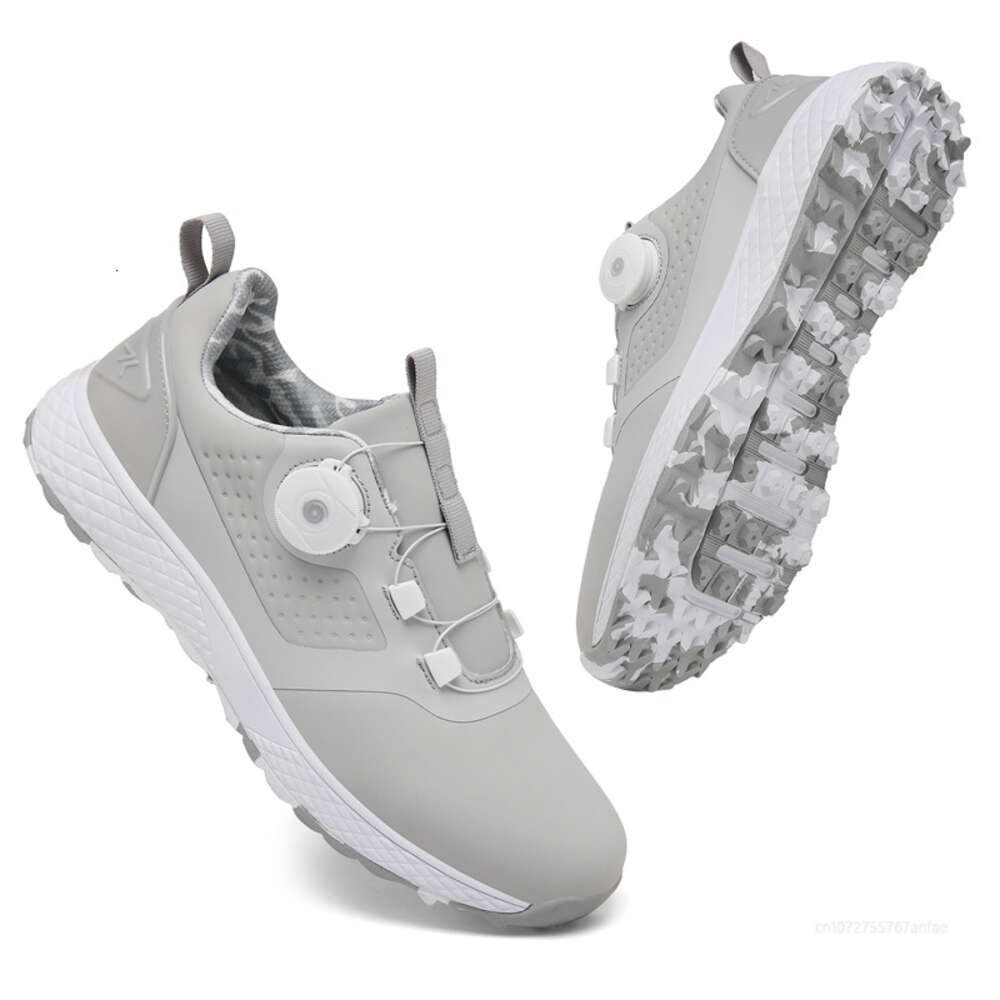 Men Waterproof Shoes Breathable Knob Sneakers Women Walking Training Golf Footwear Spikeless Caddy Shoes Ddmysaturn