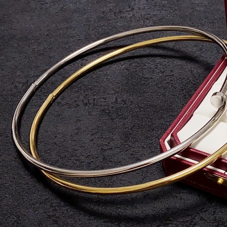 Nail necklace clou collar ladies with crystals Gold plated 18K for women designer premium gift T0P designer Encrusted 008