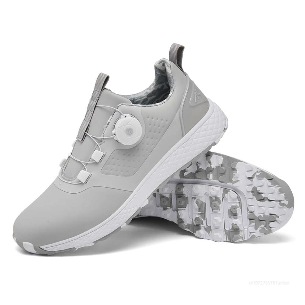 Men Waterproof Shoes Breathable Knob Sneakers Women Walking Training Golf Footwear Spikeless Caddy Shoes Ddmysaturn
