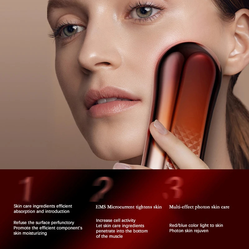 Ems Microcurrent Beauty Home Use Beauty Device Micro Current Lift Microcurrent Facial Toning Device 240603