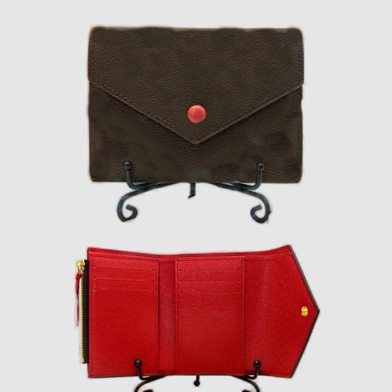 Real leather designer women card holder coin purse solid letter old flower portafoglio vintage portable flap small wallet classic popular xb172 C4